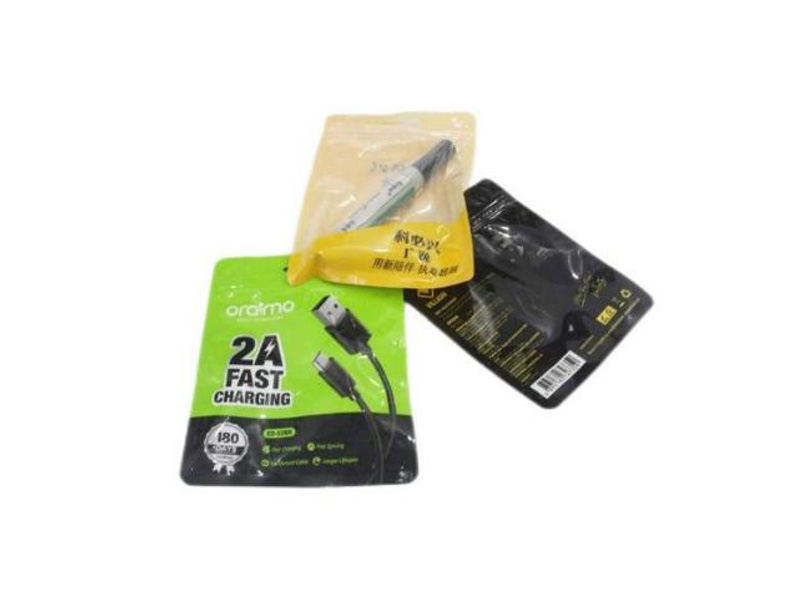 Three sided sealed zipper Bag